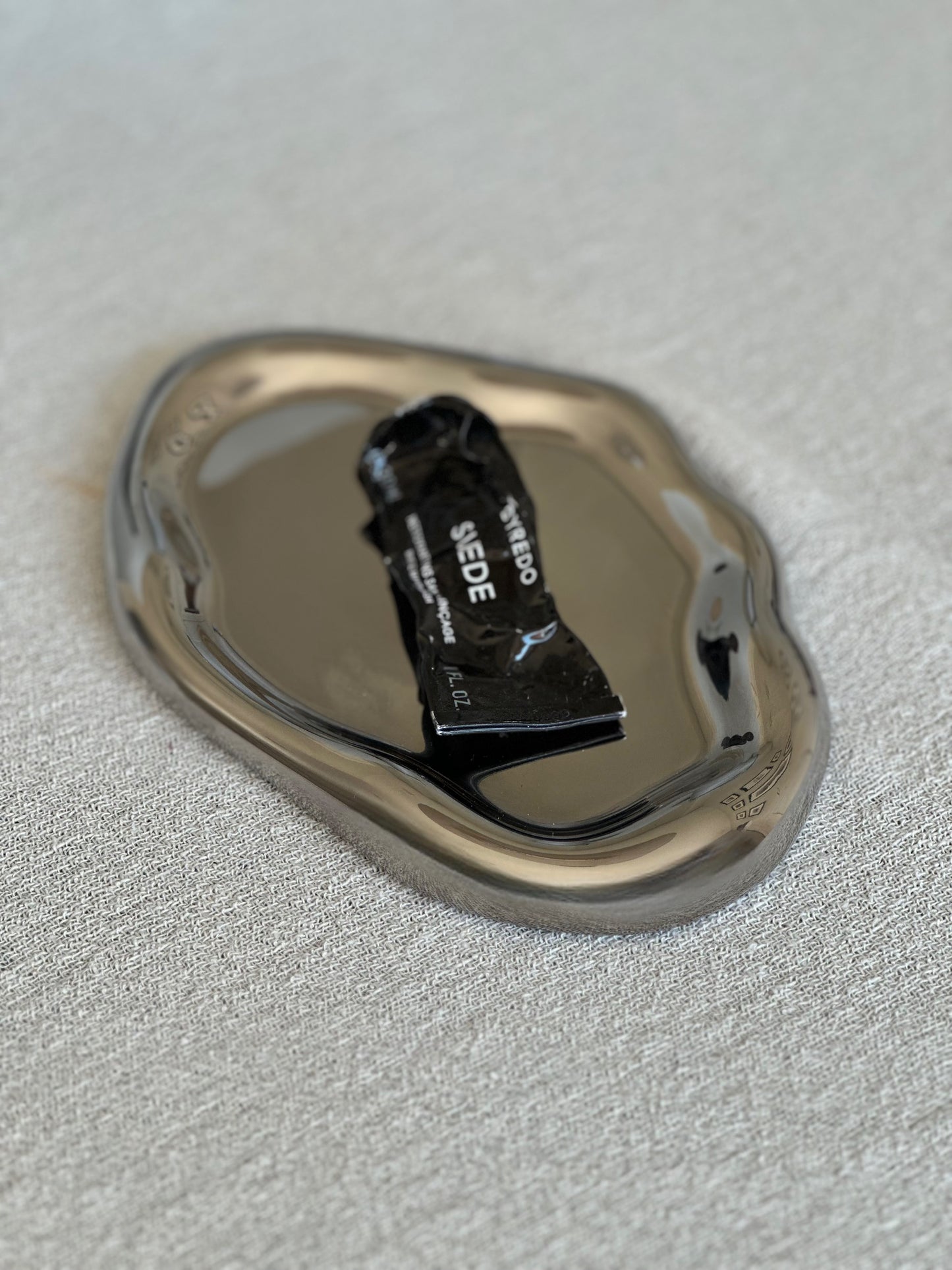 Chrome Trinket Tray