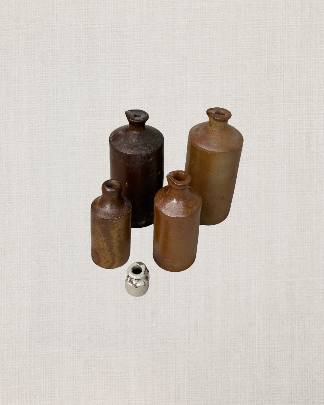 SET OF ANTIQUE VESSELS