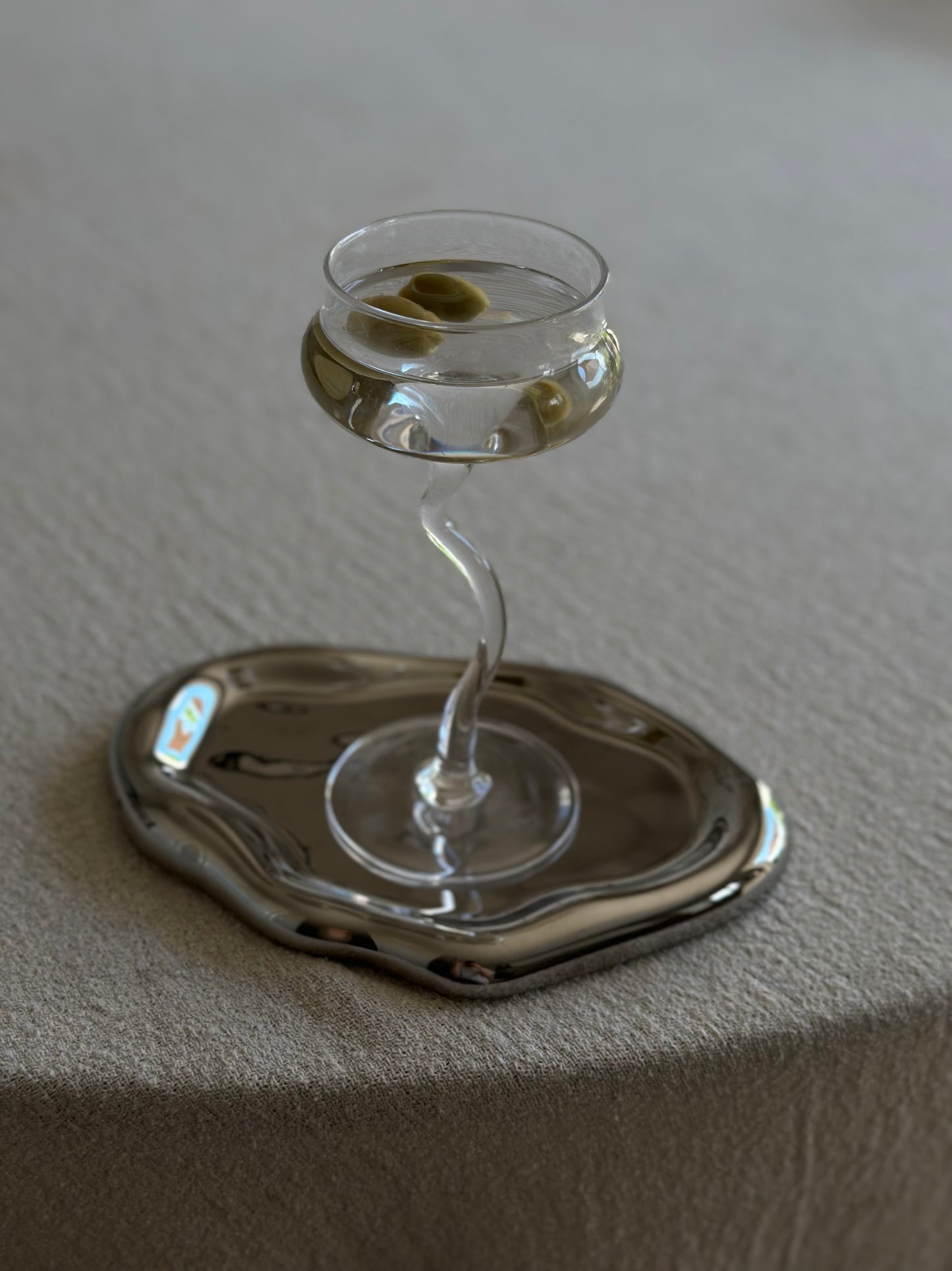 Wiggle Stem Cocktail Glass