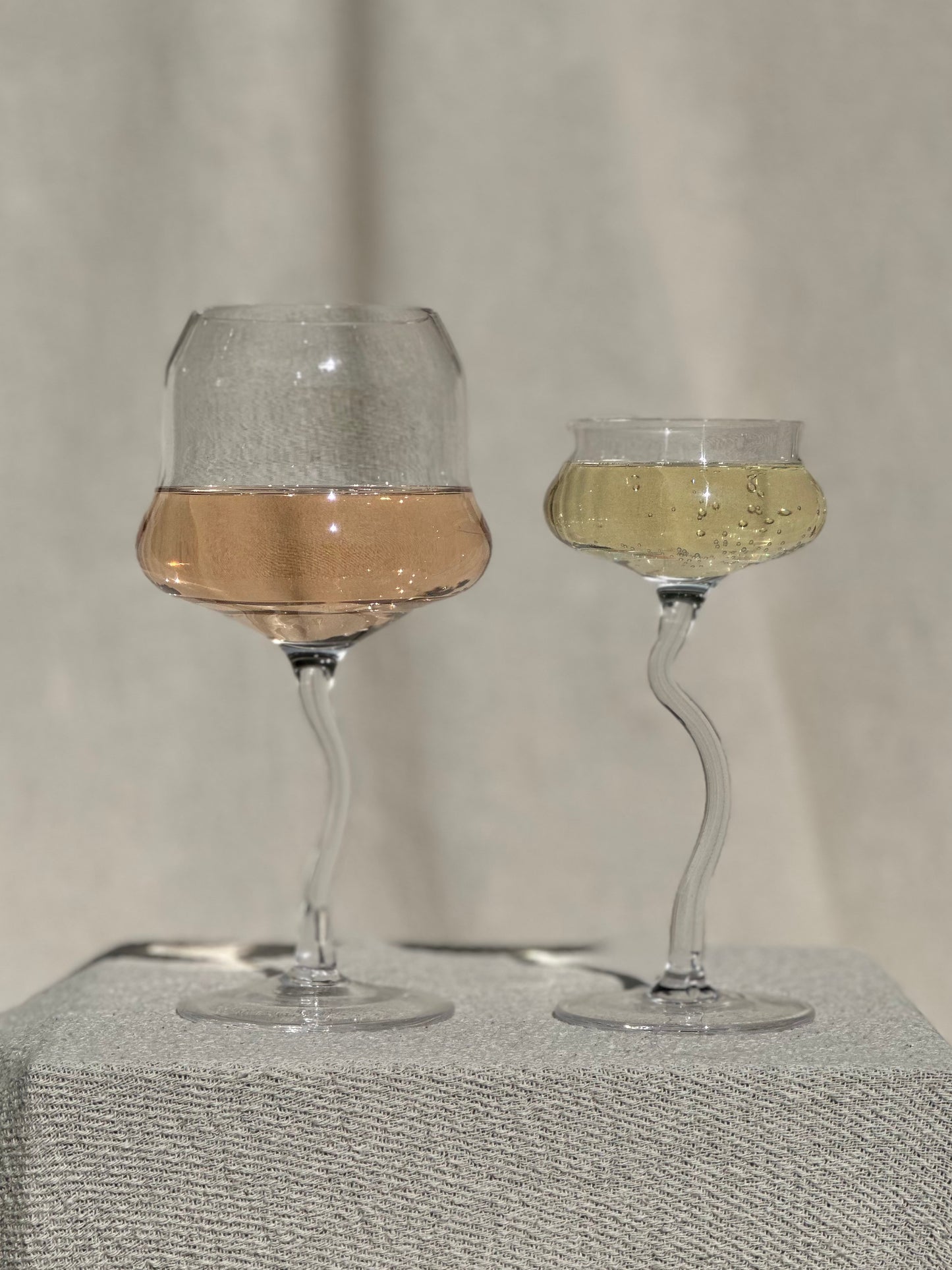 Wiggle Stem Cocktail Glass