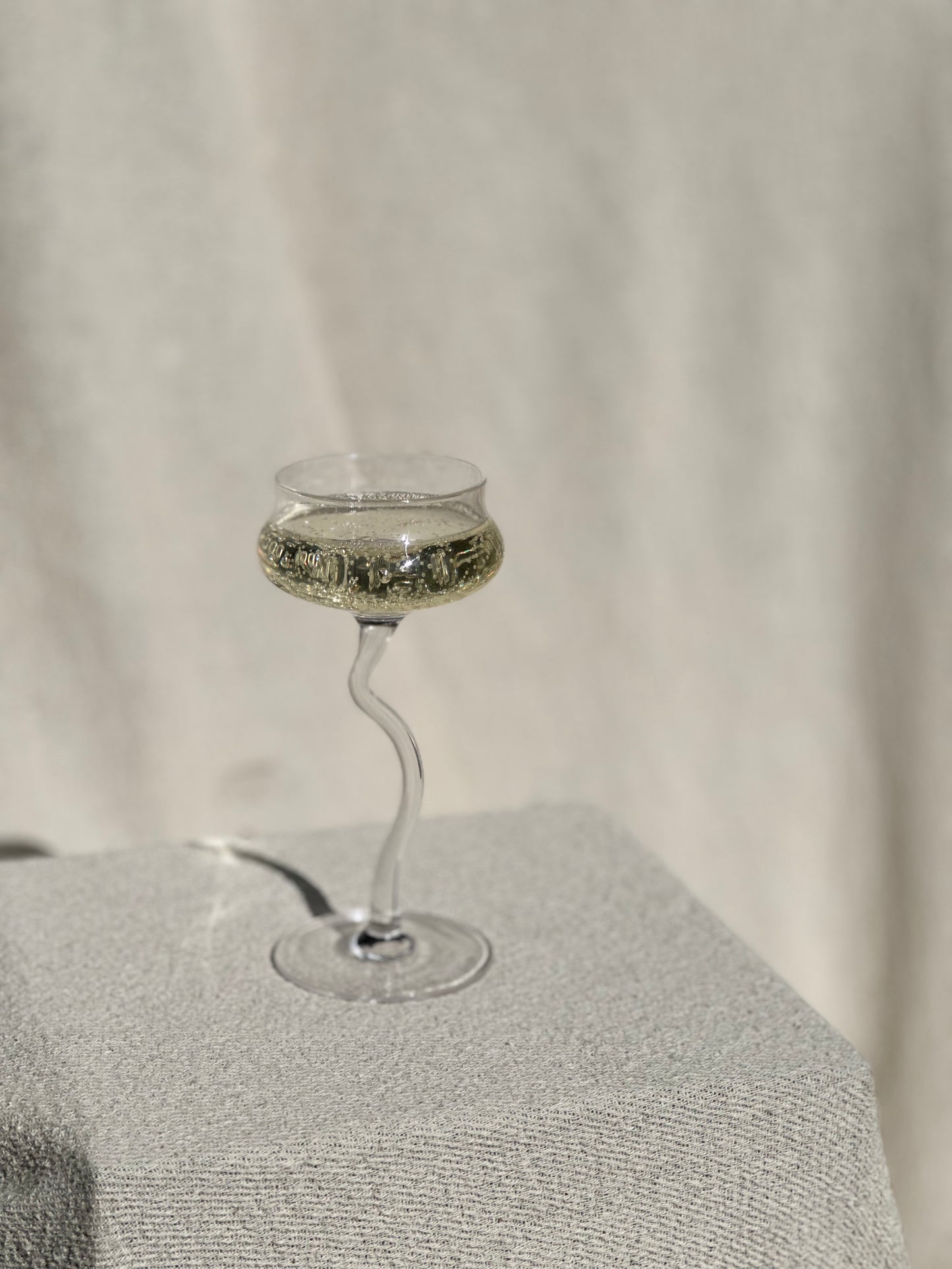 Wiggle Stem Cocktail Glass