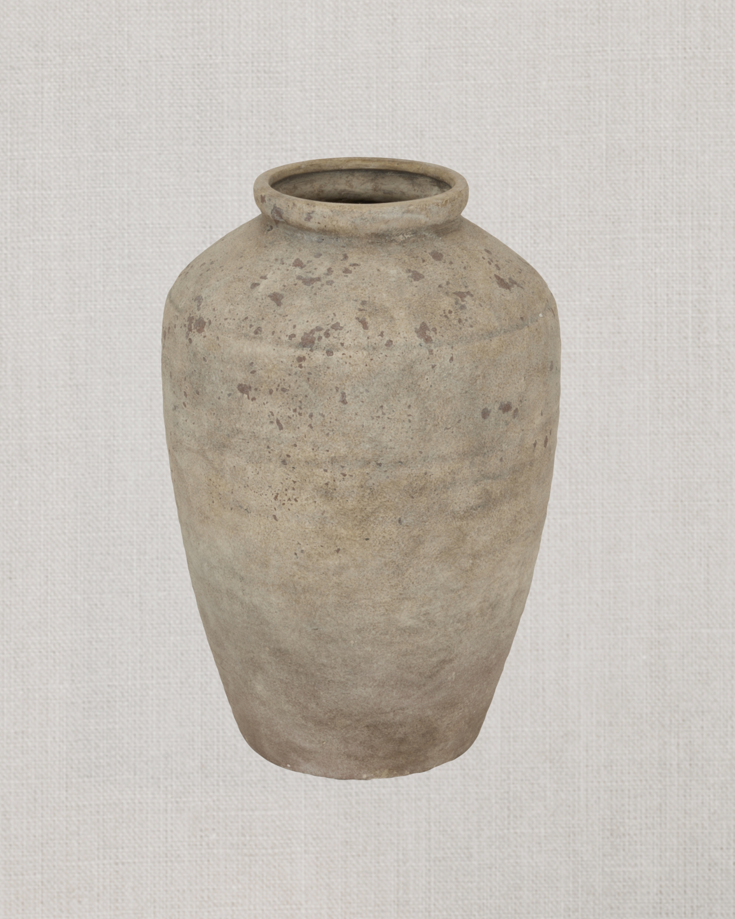 Romy Vase in Beige - Large