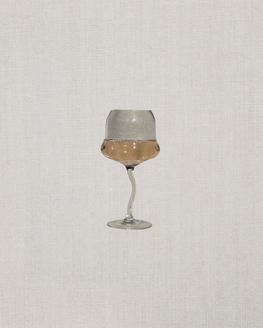 Wiggle Stem Wine Glass