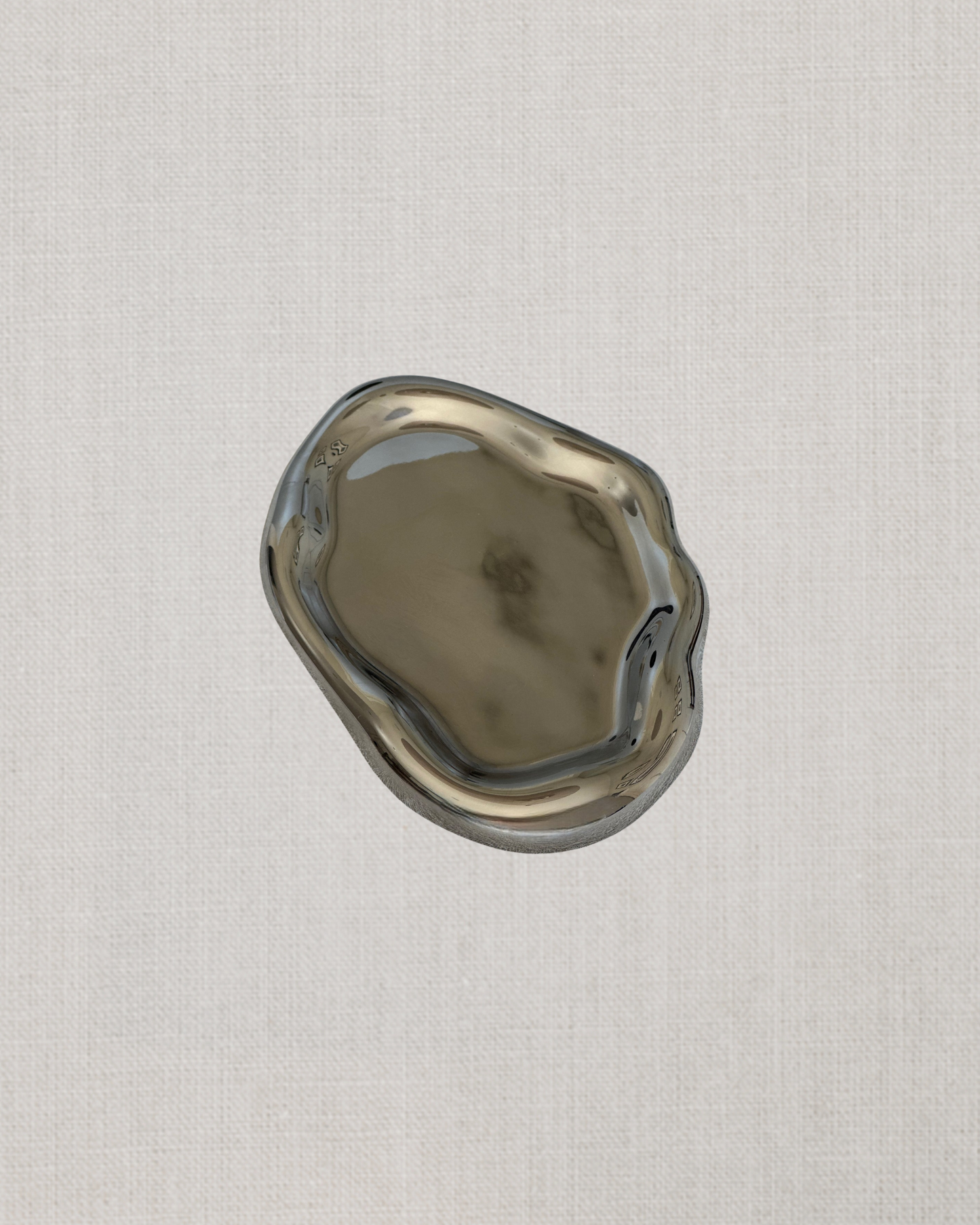 Chrome Trinket Tray