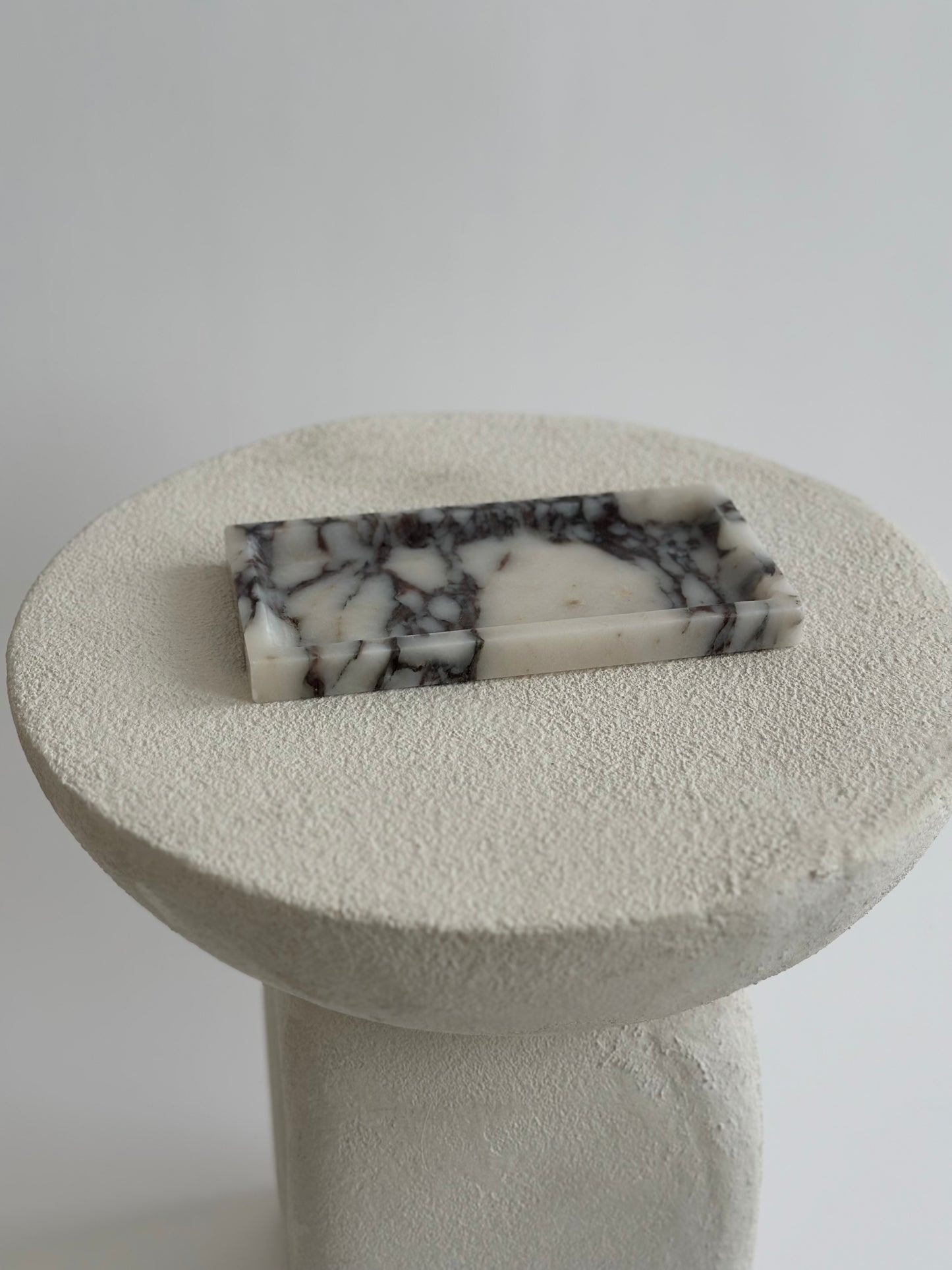 Square Viola Marble Tray