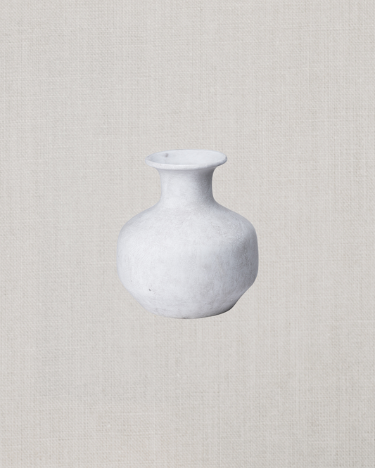 Alba Vase in White