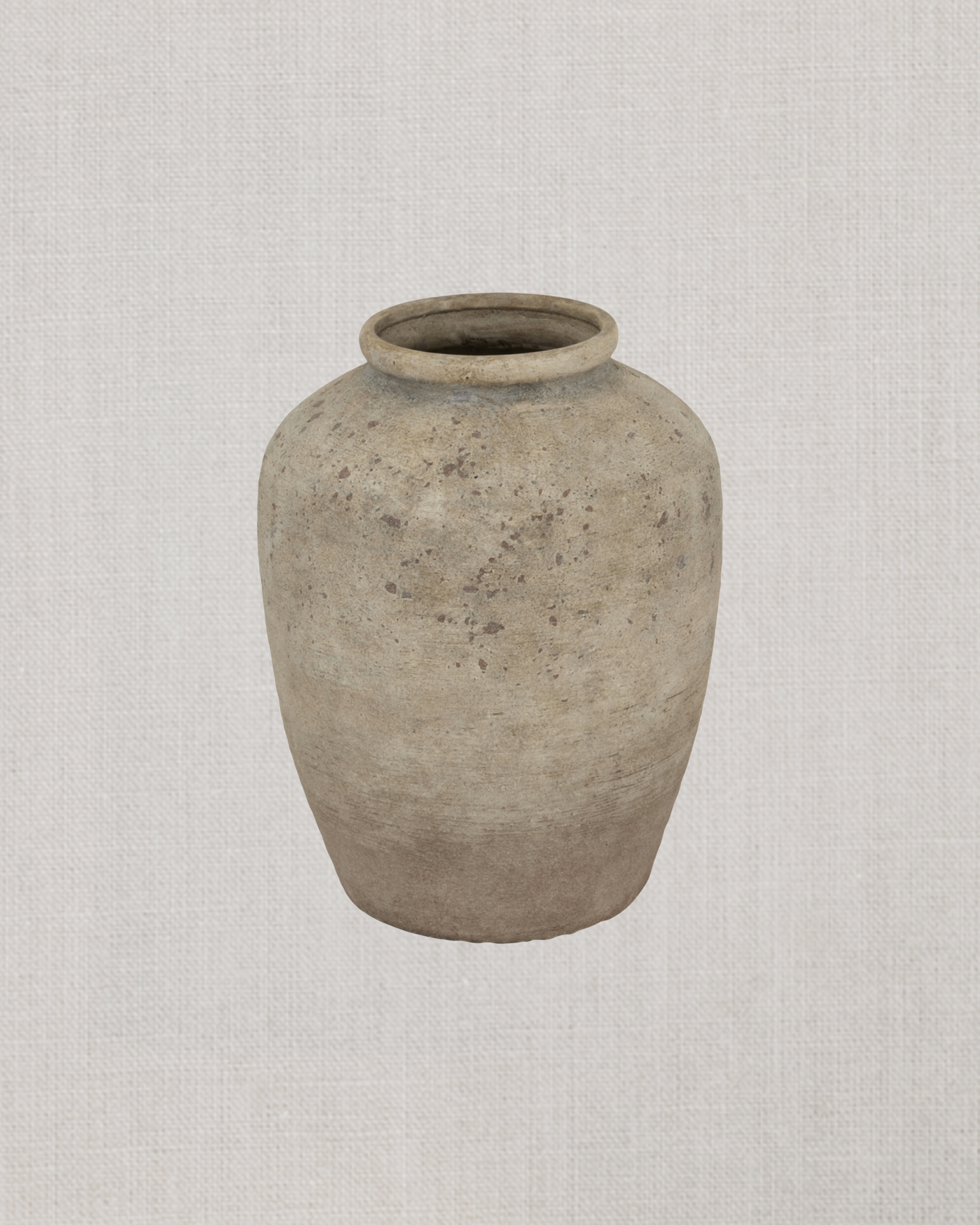 Romy Vase in Beige - Medium