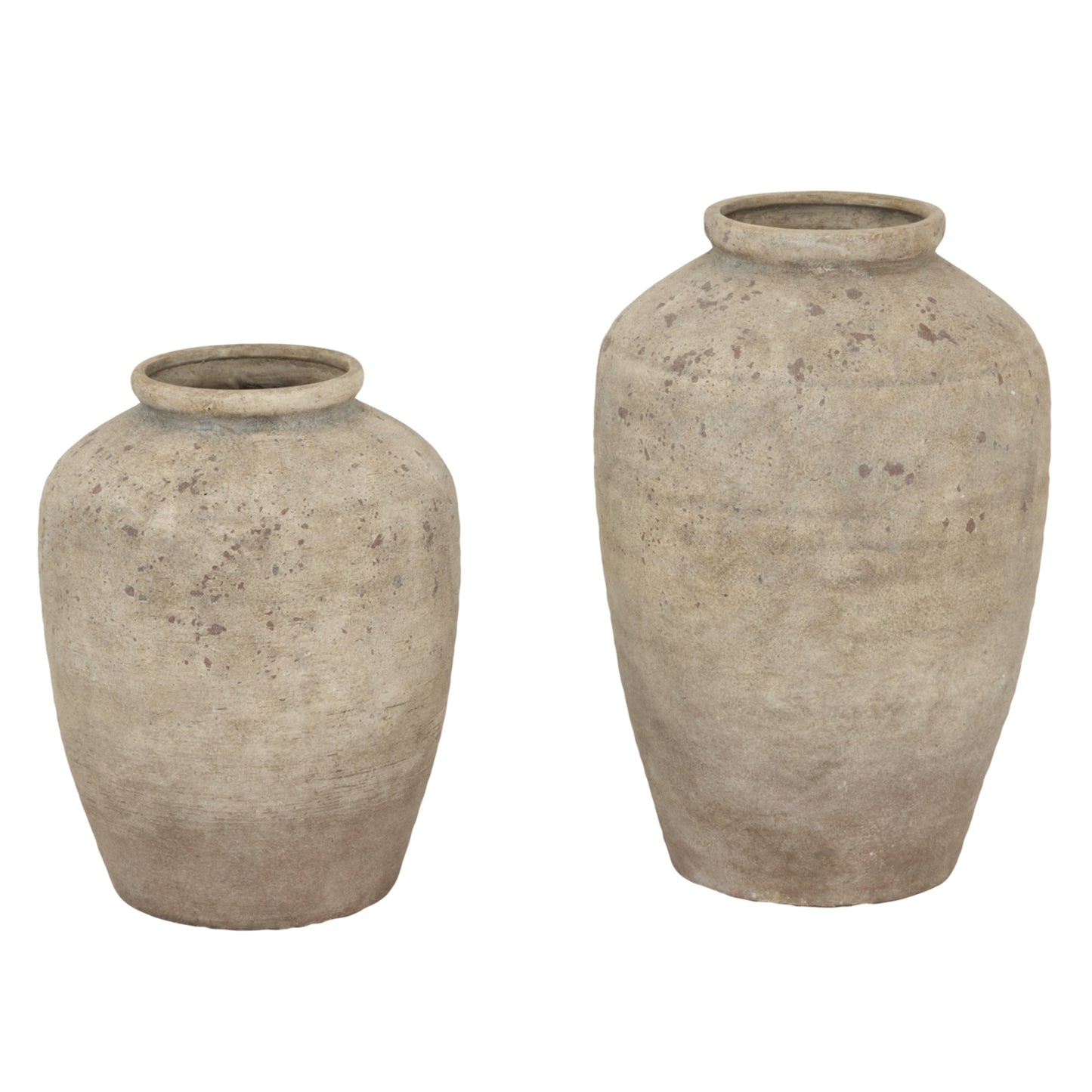 Romy Vase in Beige - Medium